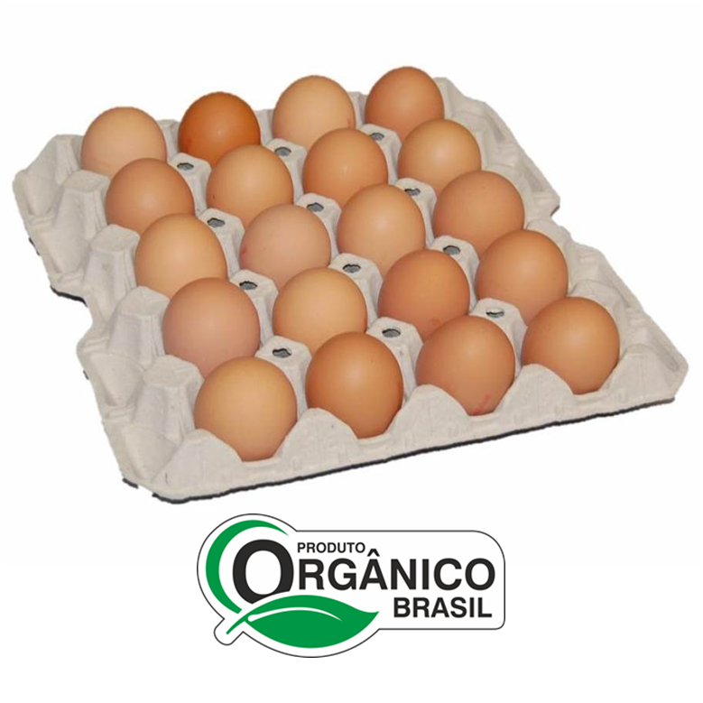 Ovos Orgânicos - 20 unidades