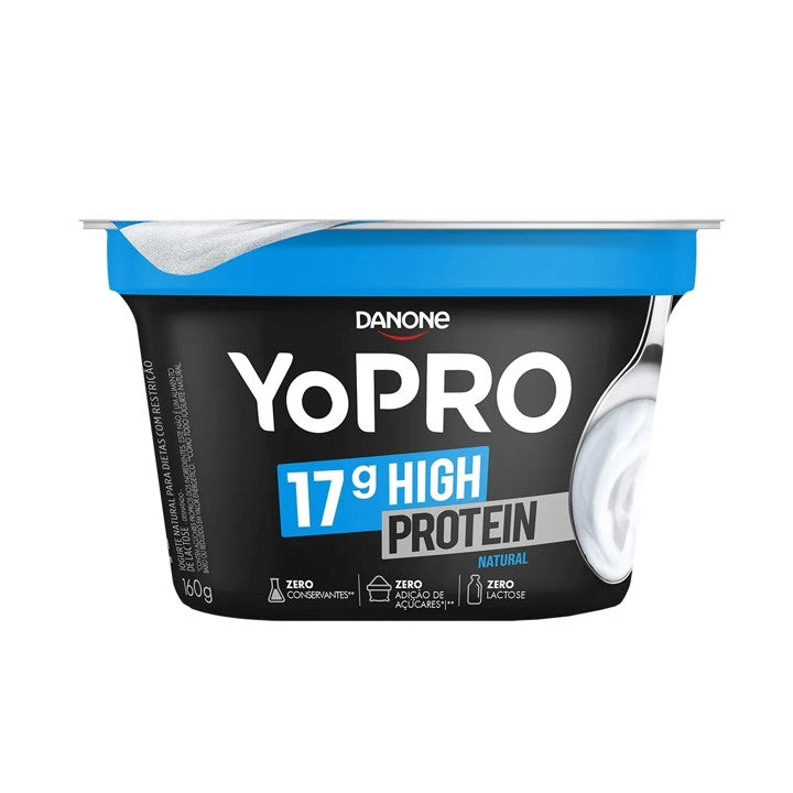 YoPRO Iogurte High Protein 17g Zero Lactose Natural 160g