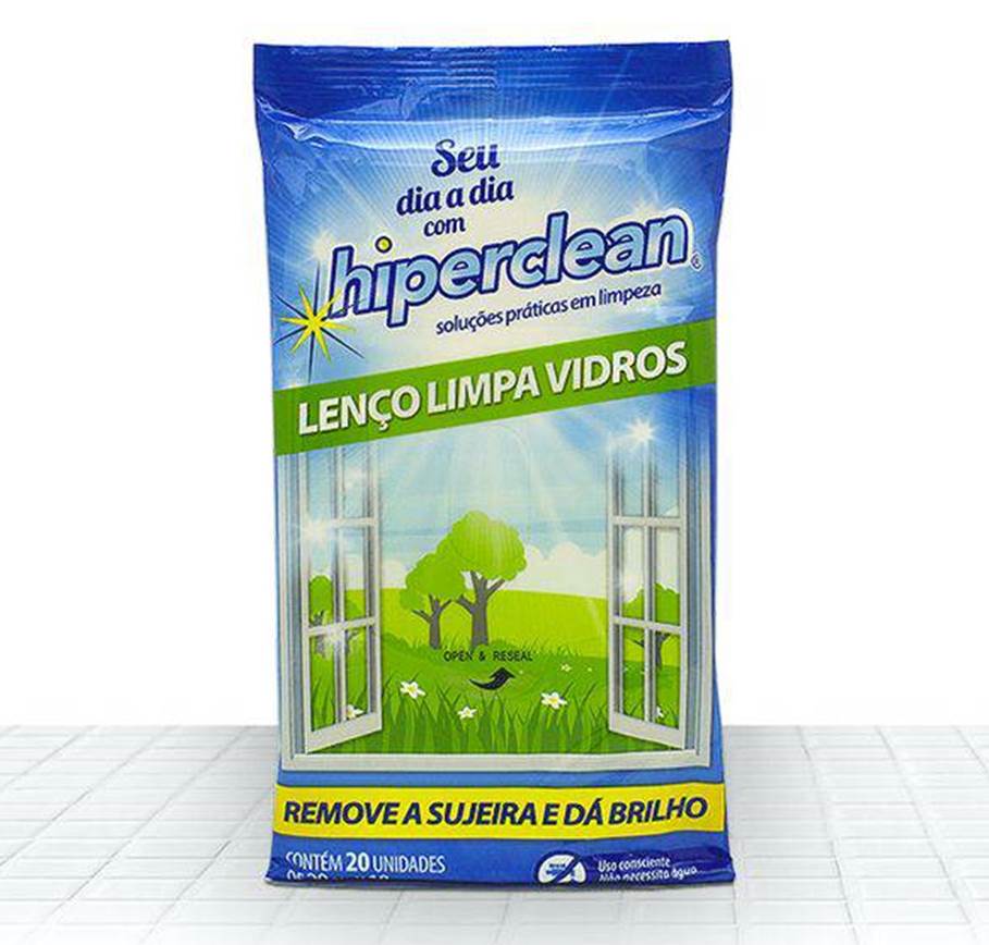 Hiperclean Lenços Limpa Vidro c/20