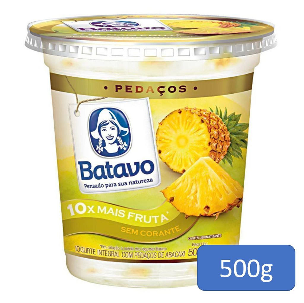 Batavo Iogurte Pedaços Abacaxi 500g