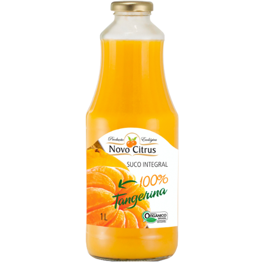 Novo Citrus Suco Integral 100% Tangerina Orgânico 1L