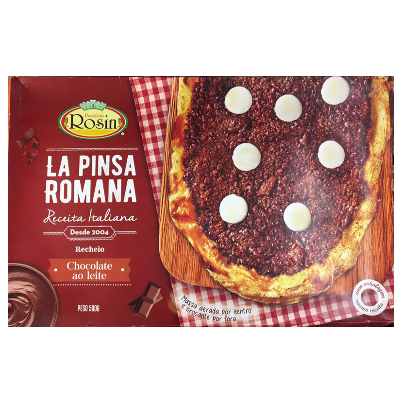 Pastifício Rosin La Pinsa Romana Chocolate ao Leite 500g