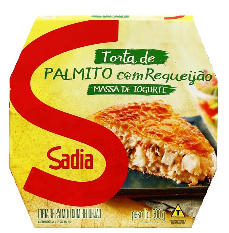 Sadia Torta de Palmito com Requeijão 500g