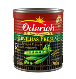 Oderich Ervilhas Frescas Série Premium 200g
