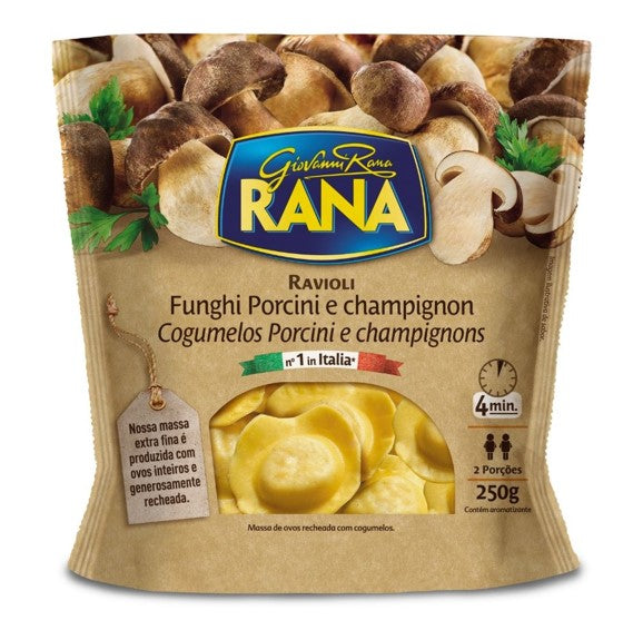 Rana Ravioli Funghi Porcini e Champignons 250g