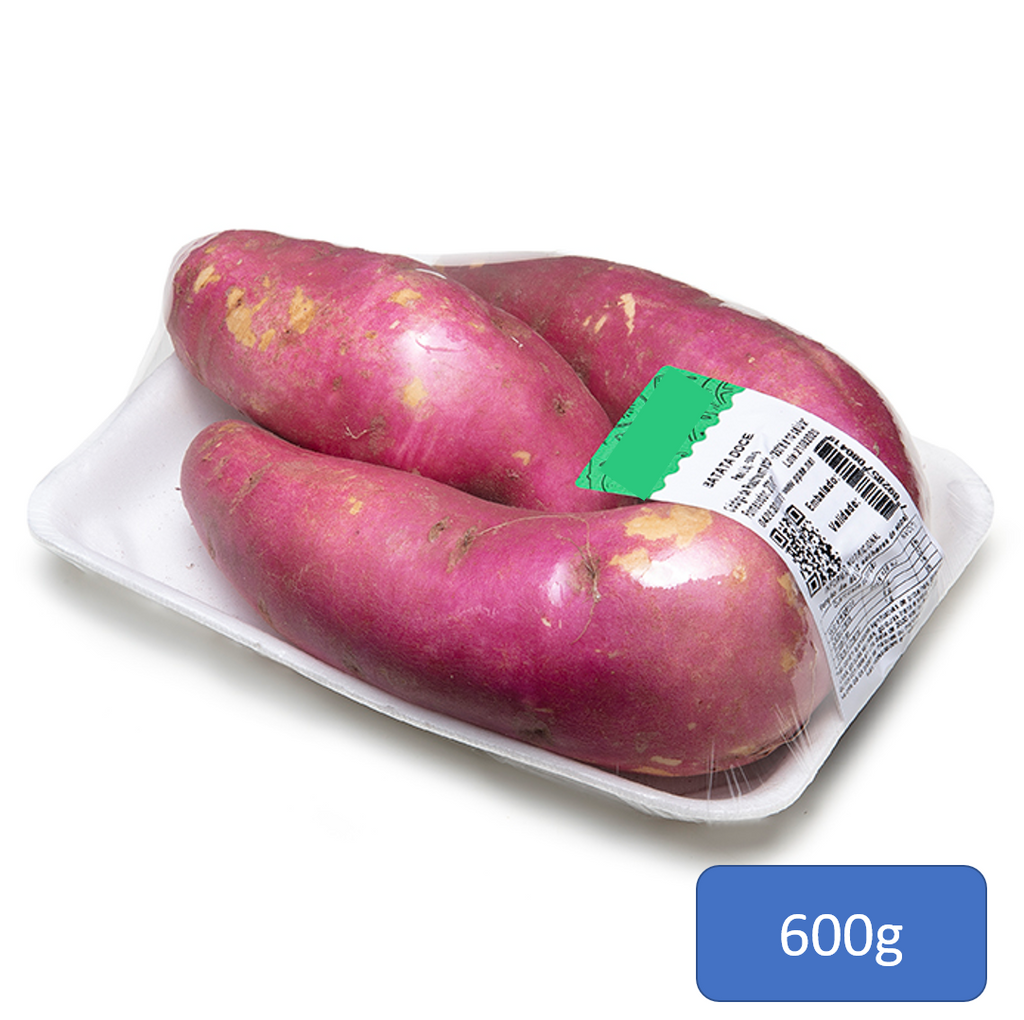 Batata Doce Rosada Bandeja 600g