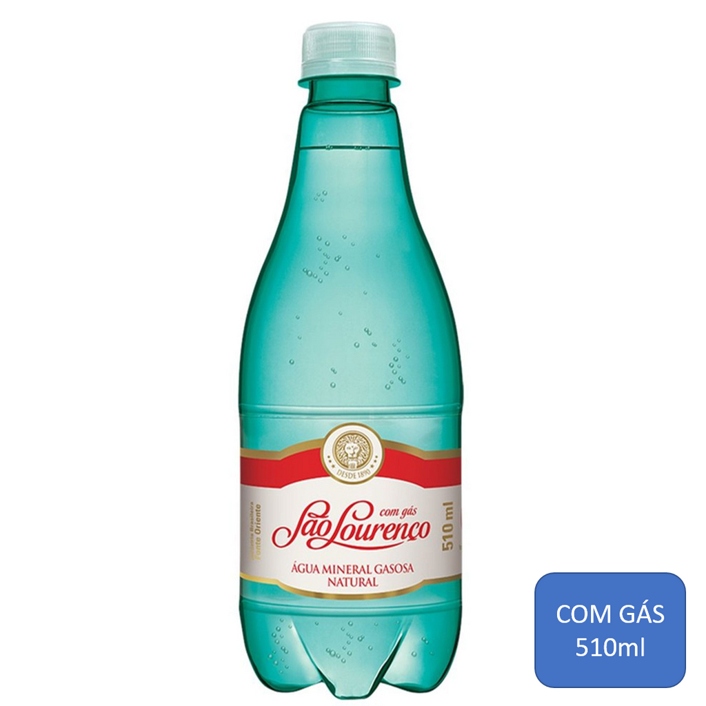 Água Com Gás São Lourenço 510ml