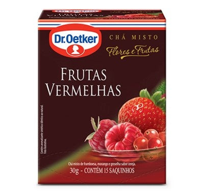 Dr. Oetker Chá Frutas Vermelhas 15 saquinhos