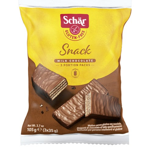 Schar Snack Milk Chocolate Sem Glúten 105g