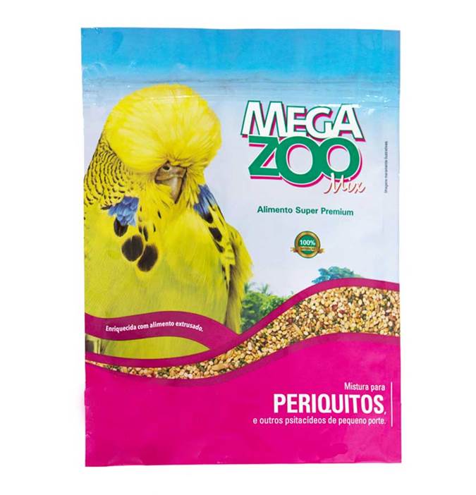 Megazoo Mix Alimento para Periquito 350g