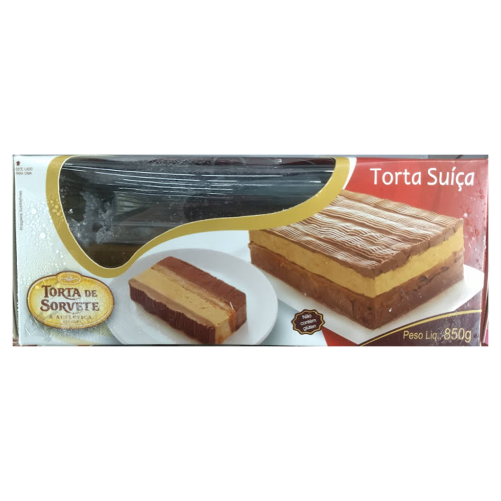 Torta de Sorvete Torta Suiça 850g