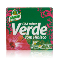 Barão do Cotegipe Chá Misto Verde com Hibisco 13g c/10