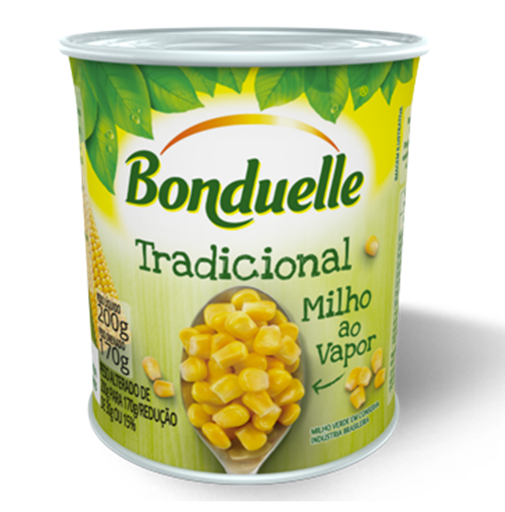 Bonduelle Milho Tradicional ao Vapor 170g