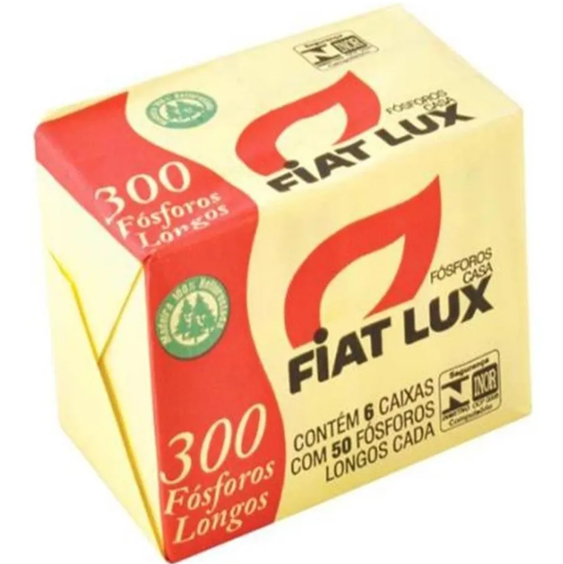 Fósforos Fiat Lux 6 caixas com 50 unidades cada
