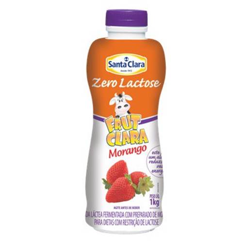 Santa Clara Bebida Lactea Zero Lactose Morango 1kg