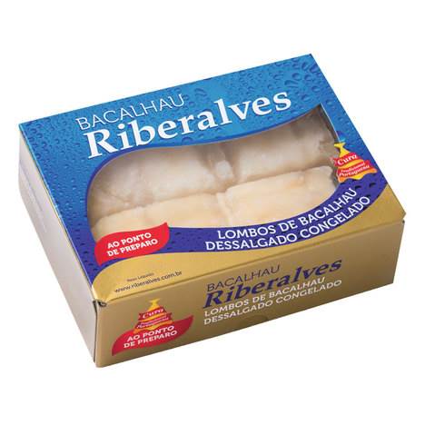 Riberalves Lombos de Bacalhau Dessalgado Congelado 1kg