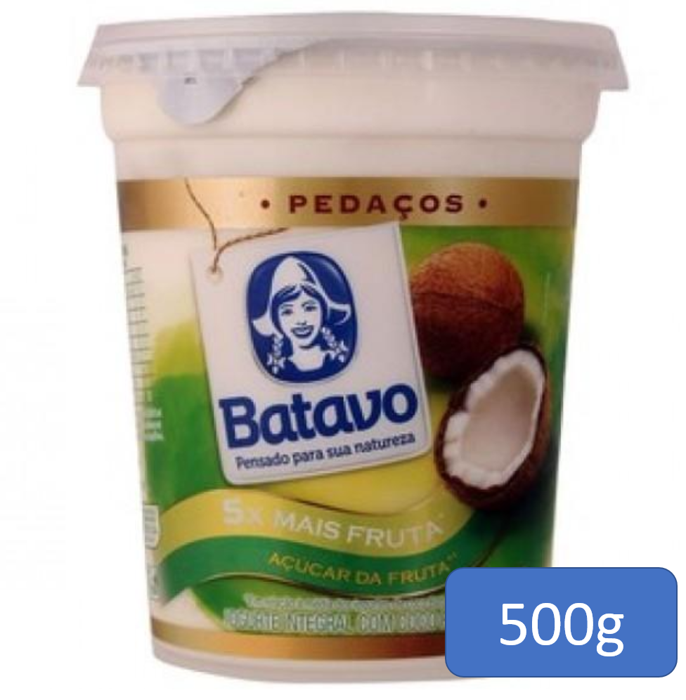 Batavo Iogurte Pedaços Coco 500g