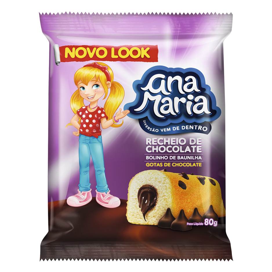 Ana Maria Bolinho Gotas de Chocolate 70g