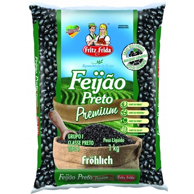 Fritz e Frida Feijão Preto 1kg