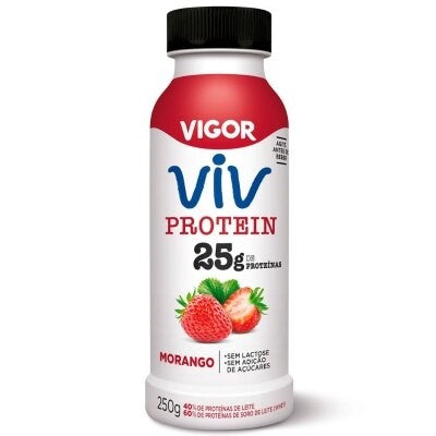 Vigor Iogurte VIV Protein 25g Morango 250g