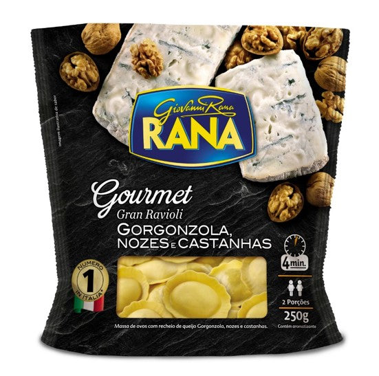 Rana Gran Ravioli Gorgonzola, Nozes e Castanhas 250g