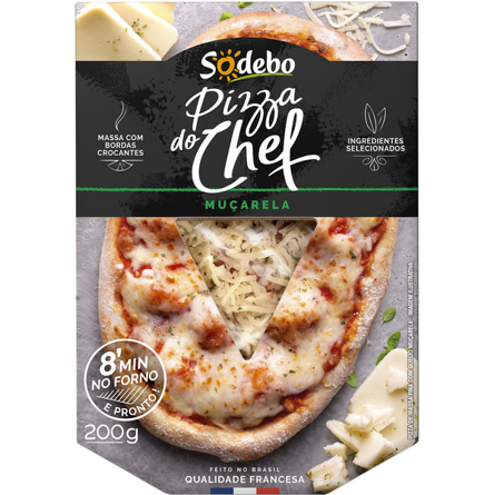 Sodebo Pizza do Chef Mussarela 200g