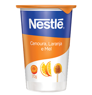 Nestlé Iogurte Parcialmente Desnatado Cenoura, Laranja e Mel 170g
