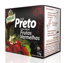 Barão do Cotegipe Chá Preto Sabor Frutas Vermelhas 13g c/10