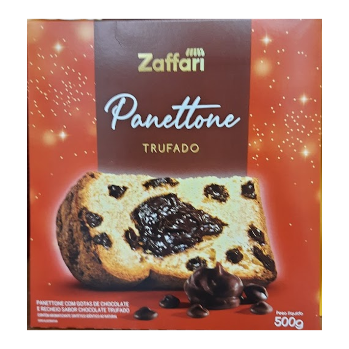 Zaffari Panettone Trufado com Recheio de Chocolate 500g