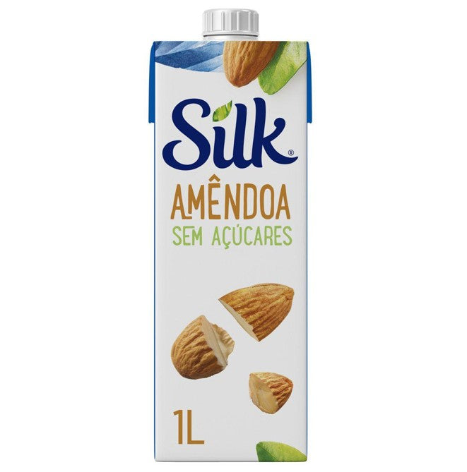 Silk Bebida Vegetal Amêndoa Sem Açúcares 1L