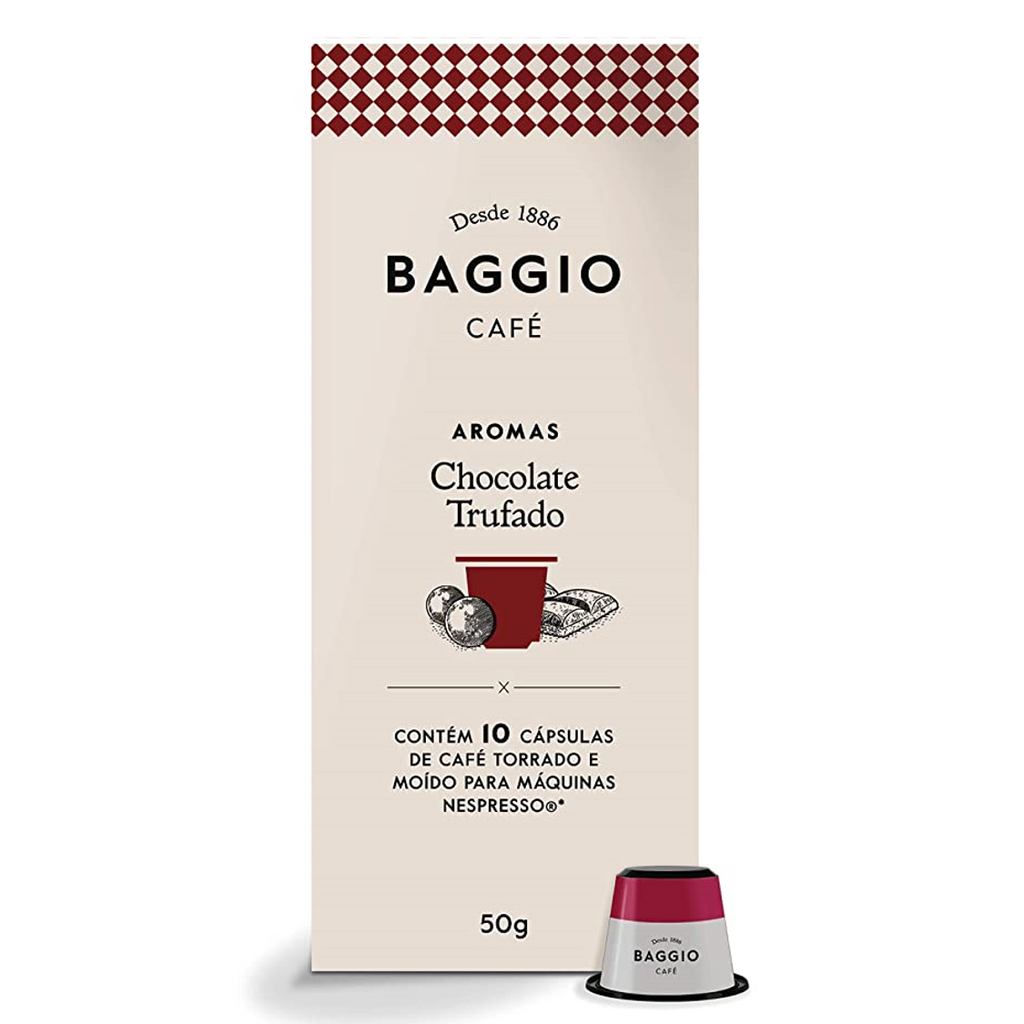 Baggio Café Chocolate Trufado (Para Máquina Nespresso) com 10 Capsulas