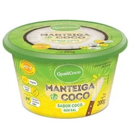 QualiCôco Manteiga de Coco Sabor Coco Sem Sal 200g