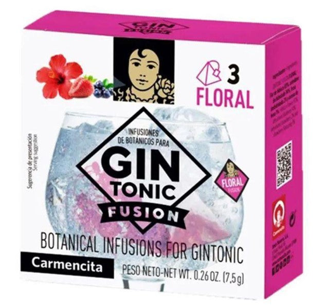 Carmencita Infusor Gin Tonic Fusion Floral com 3