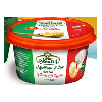 Gran Mestri Manteiga Extra sem Sal Forno e Fogão 200g