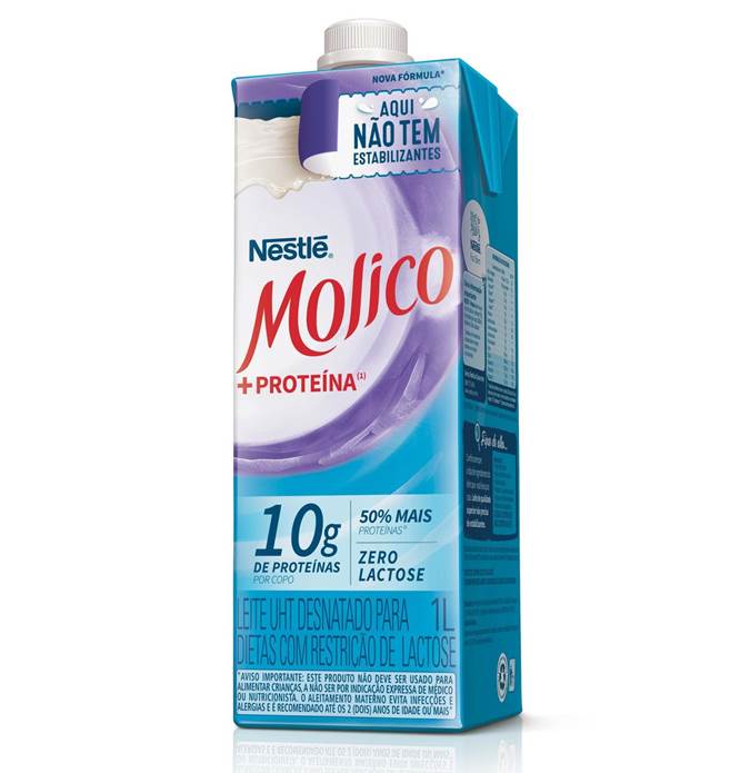 Leite Molico Desnatado Zero Lactose + Proteína 1L