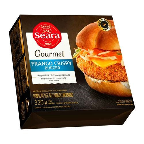 Seara Gourmet Burger Frango Crispy 400g