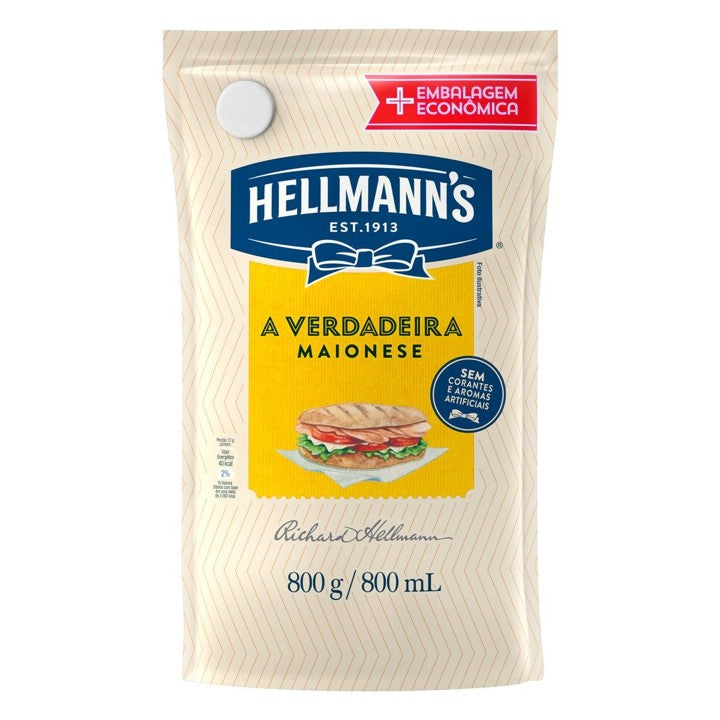 Hellmann's Maionese Sachê 800g