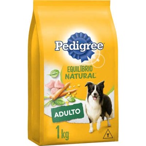 Pedigree Ração Cães Adultos Equilíbrio Natural 1kg