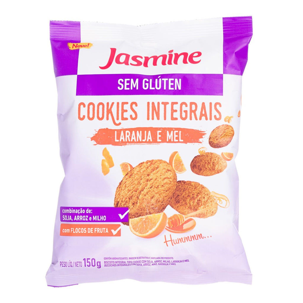 Jasmine Cookies Integral Laranja e Mel 120g