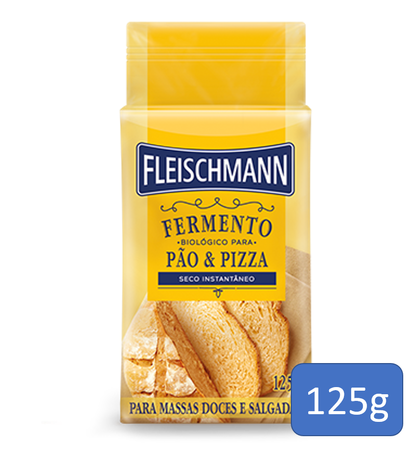 Fleischmann Fermento Biológico Para Pão e Pizza 125g