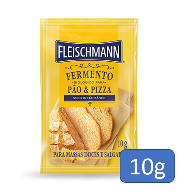 Fleischmann Fermento Biológico Pão e Pizza 10g