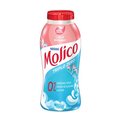 Molico Iogurte Triplo Zero Morango 170g