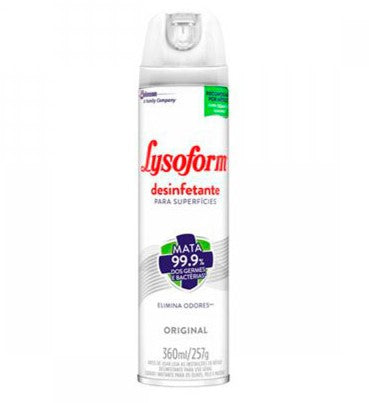 Lysoform Desinfetante Spray Bactericida Original 360ml