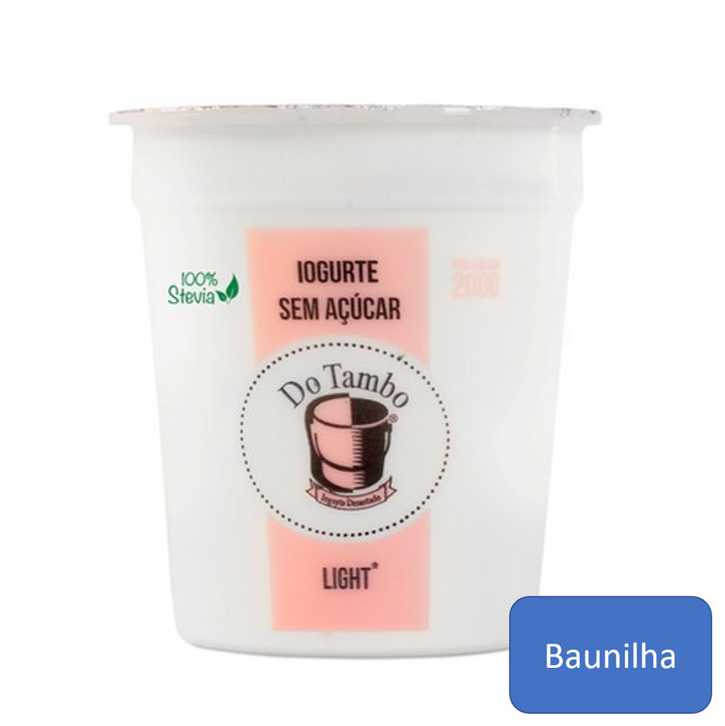 Do Tambo Iogurte Light Baunilha 200g