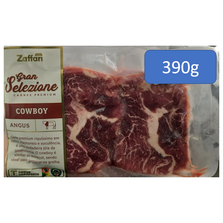 Cowboy Steak Carnes Premium Gran Selezione Angus Carapreta Congelada 390g