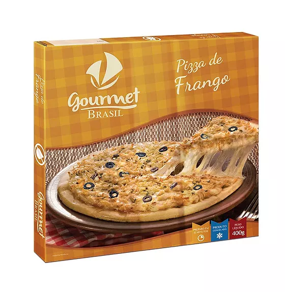 Gourmet Brasil Pizza Frango 400g