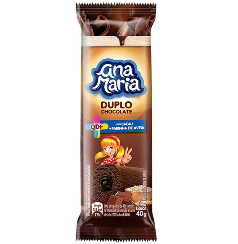 Ana Maria Bolinho Duplo Chocolate 40g