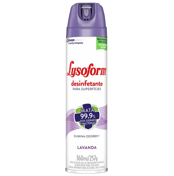 Lysoform Desinfetante Spray Bactericida Lavanda 360ml