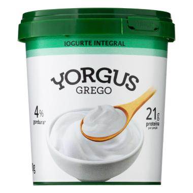 Yorgus Iogurte Grego Natural Integral 500g