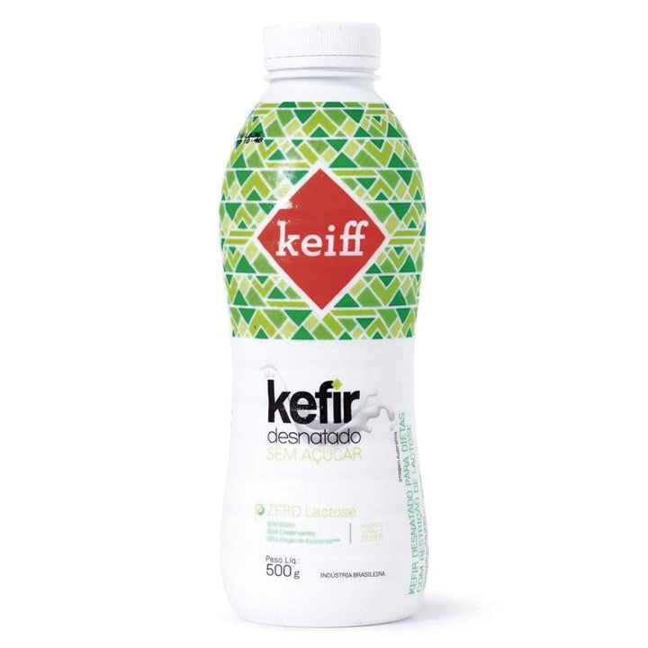 Keiff Kefir Desnatado Sem Açúcar Zero Lactose 500g